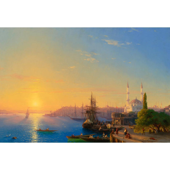 Sunset over Constantinople By Ivan Aivazovsky Wall Art
