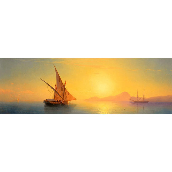 Sunset over Italy (long) By Ivan Aivazovsky Wall Art
