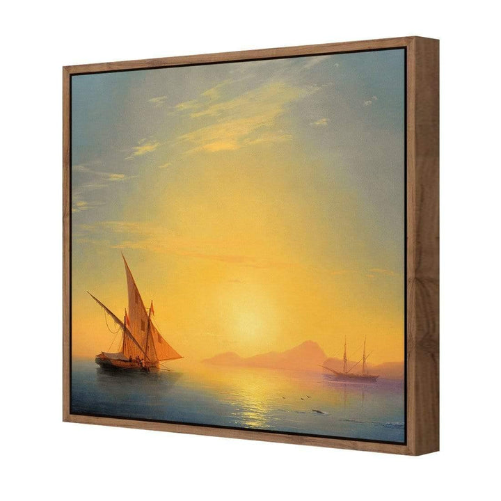 Sunset over Italy (square) By Ivan Aivazovsky Wall Art
