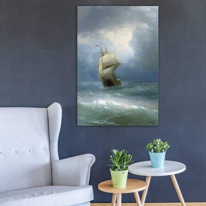 To Weather the Storm By Ivan Aivazovsky Wall Art