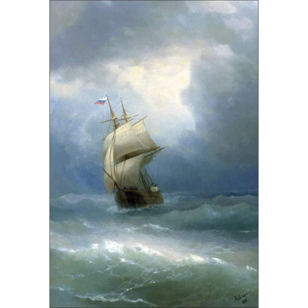To Weather the Storm By Ivan Aivazovsky Wall Art
