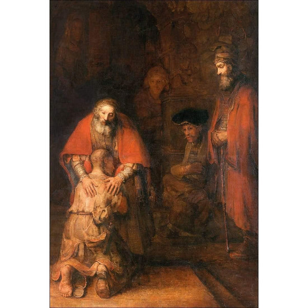 Return of the Prodigal Son By Rembrandt Wall Art