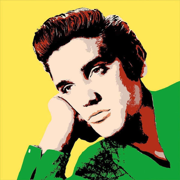 Elvis Popart Yellow Wall Art