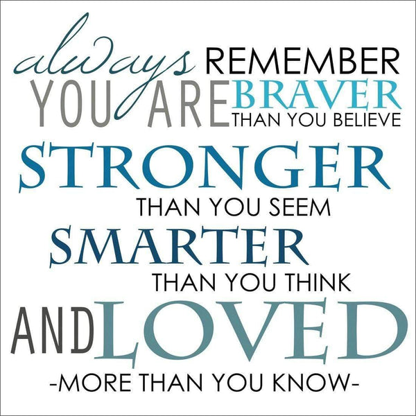 Always Remember (Square) Wall Art