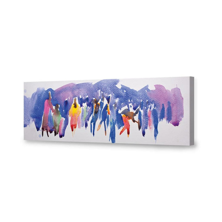 Community Abstract Watercolour (long) Wall Art