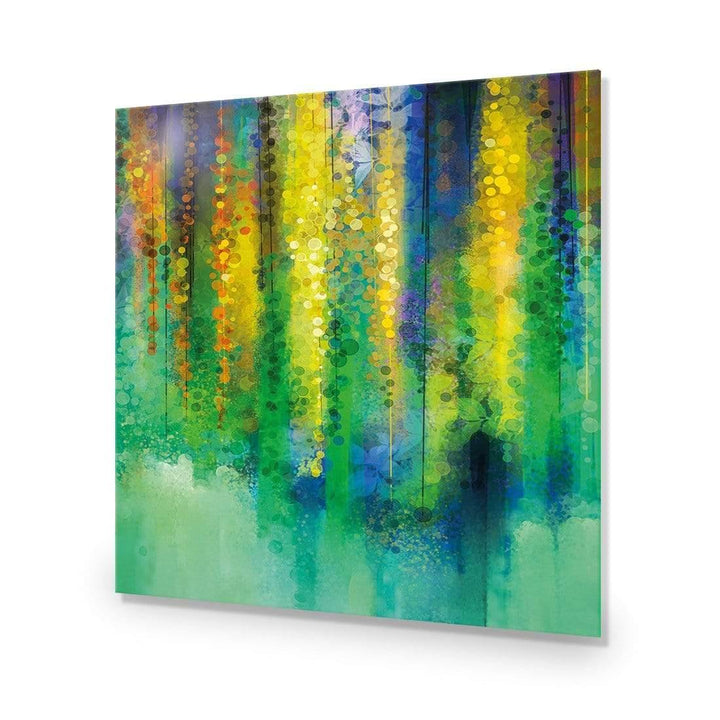 Cascading Colour (square) Wall Art