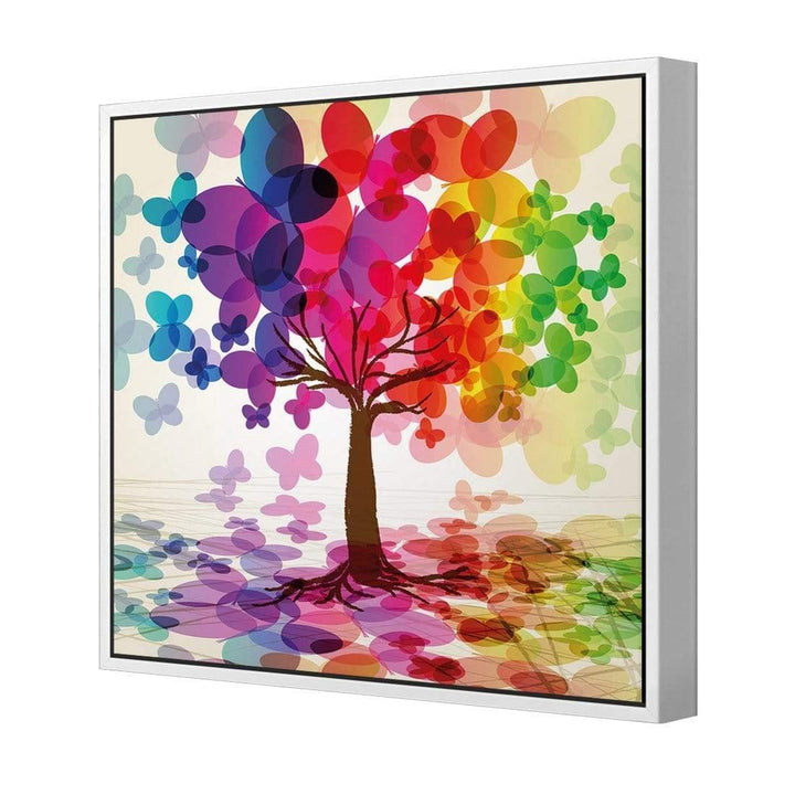 Butterfly Tree (square) Wall Art