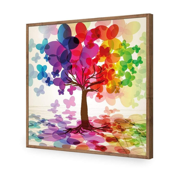 Butterfly Tree (square) Wall Art
