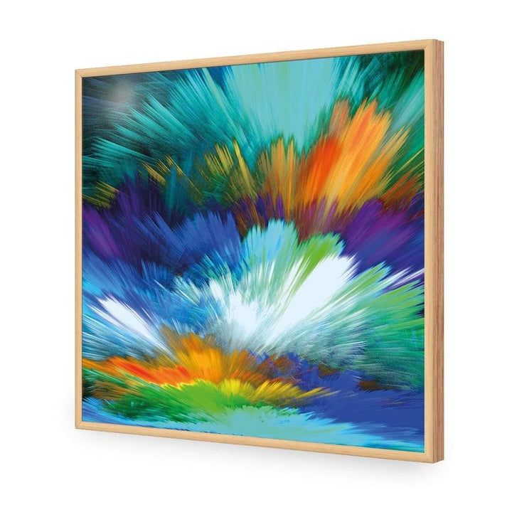 Cloud Explosion, Blue (square) Wall Art