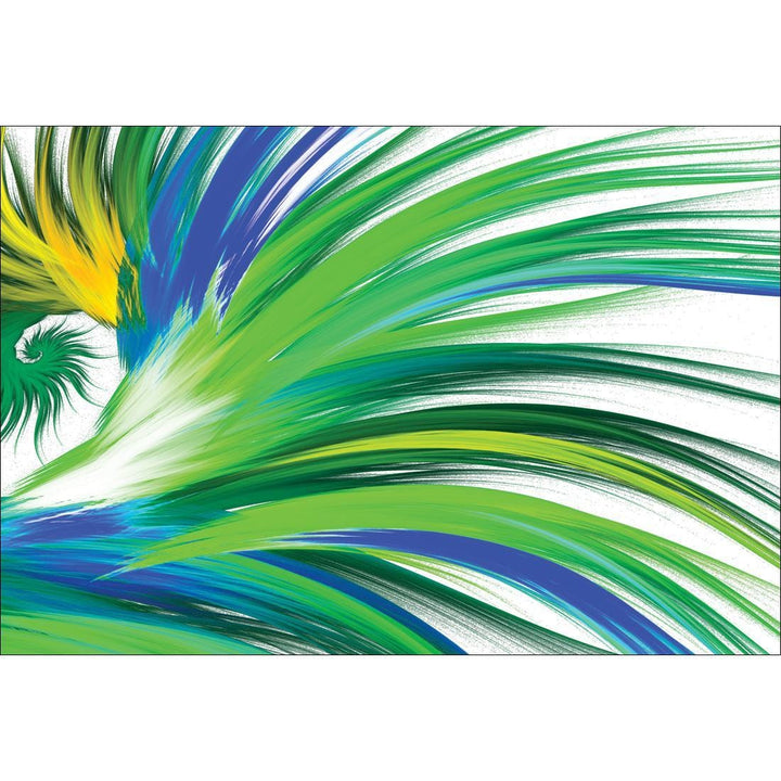 Tail Feathers, Blue Wall Art