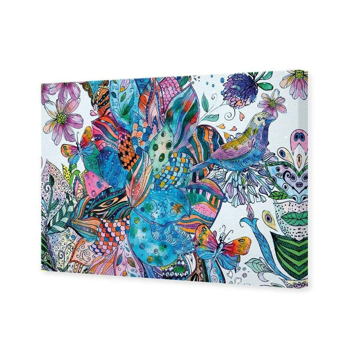 Tapestry Smorgasboard, Blue Wall Art