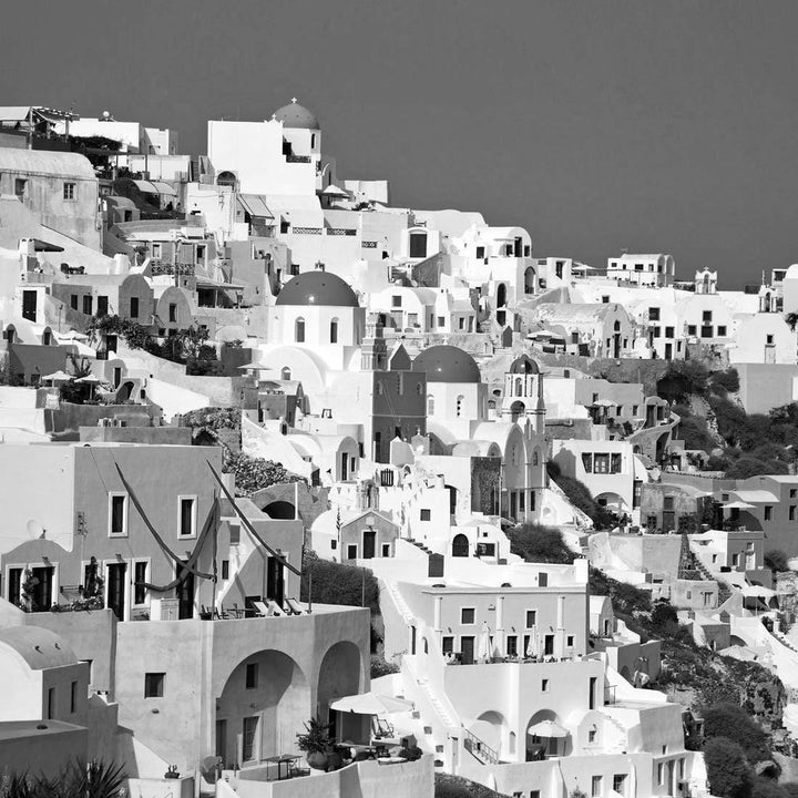 The Greek Dream, Black and White (square) Wall Art