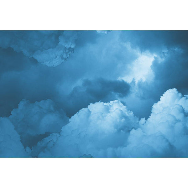 Storm Clouds, Blue Wall Art