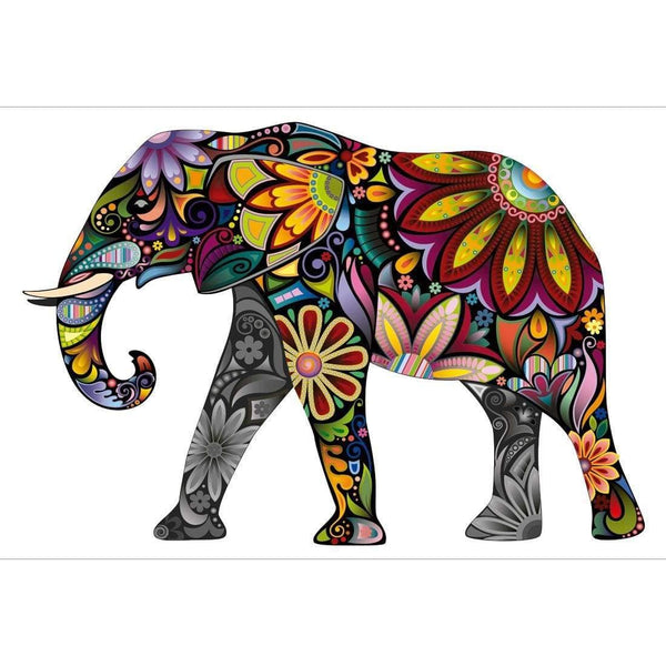 Paisley Elephant, Original Wall Art