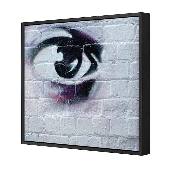 Keep An Eye On The Wall (Square) Wall Art