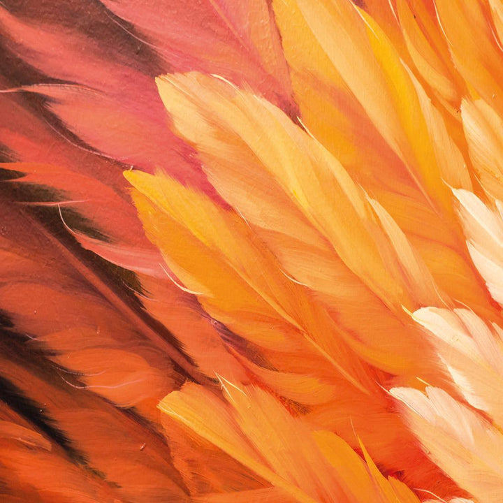 Layered Feathers (Square) Wall Art
