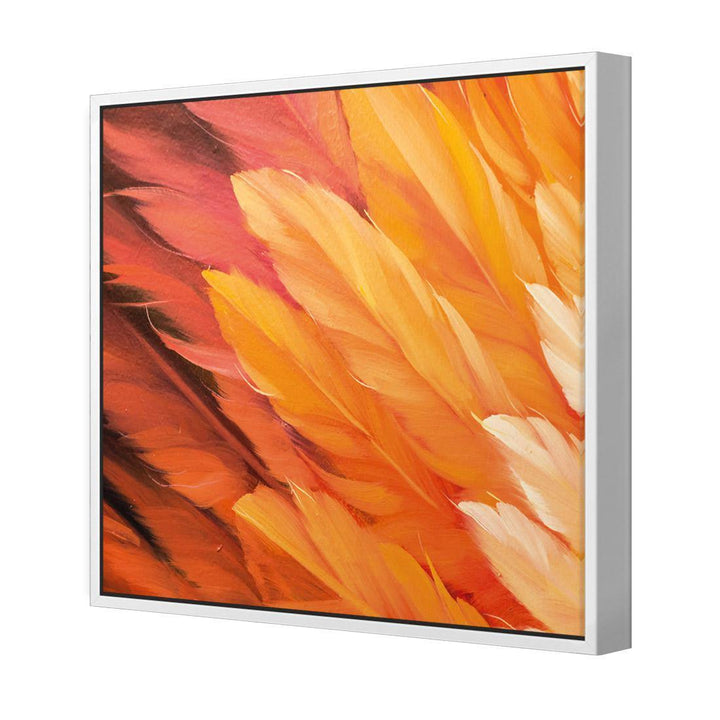 Layered Feathers (Square) Wall Art