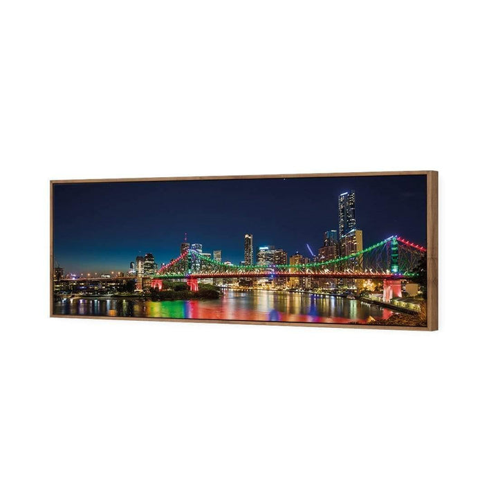 Story Bridge Alight Brisbane (Long) Wall Art