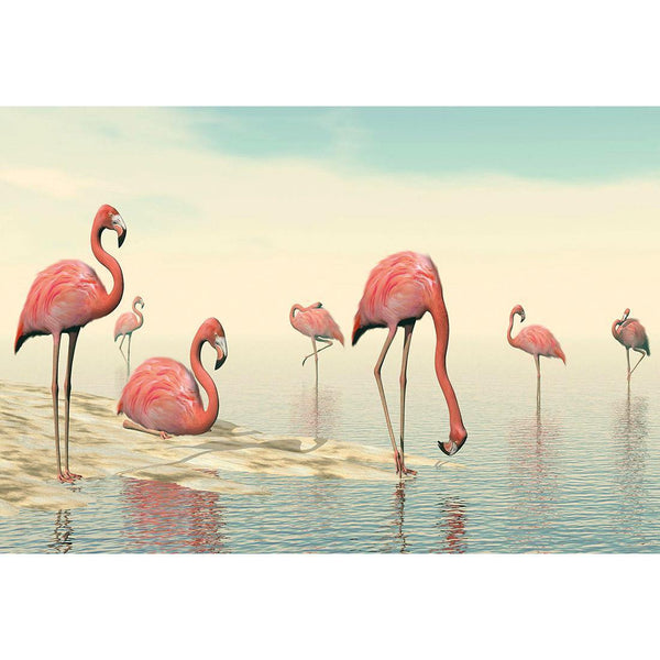 Flamingo Chill Wall Art