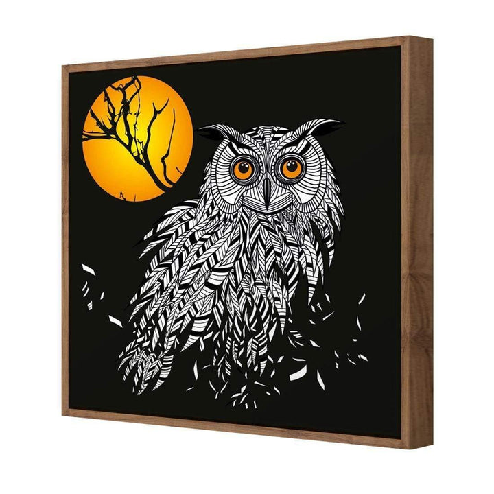 Moonlight Owl (Square) Wall Art