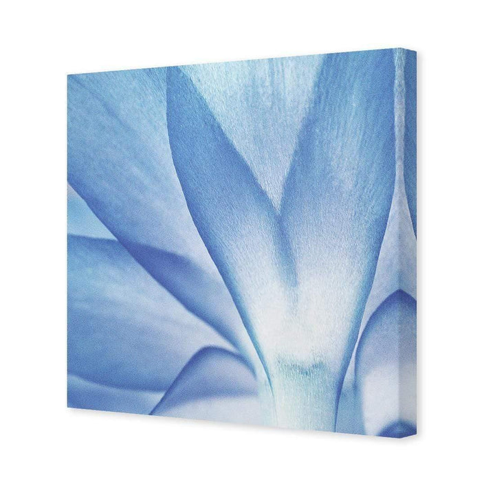 Macro Flower, Blue (Square) Wall Art