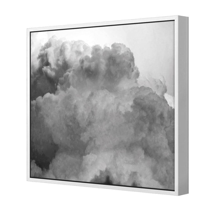 Billowing, Black and White (Square) Wall Art