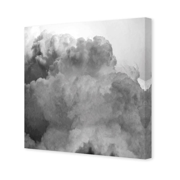 Billowing, Black and White (Square) Wall Art