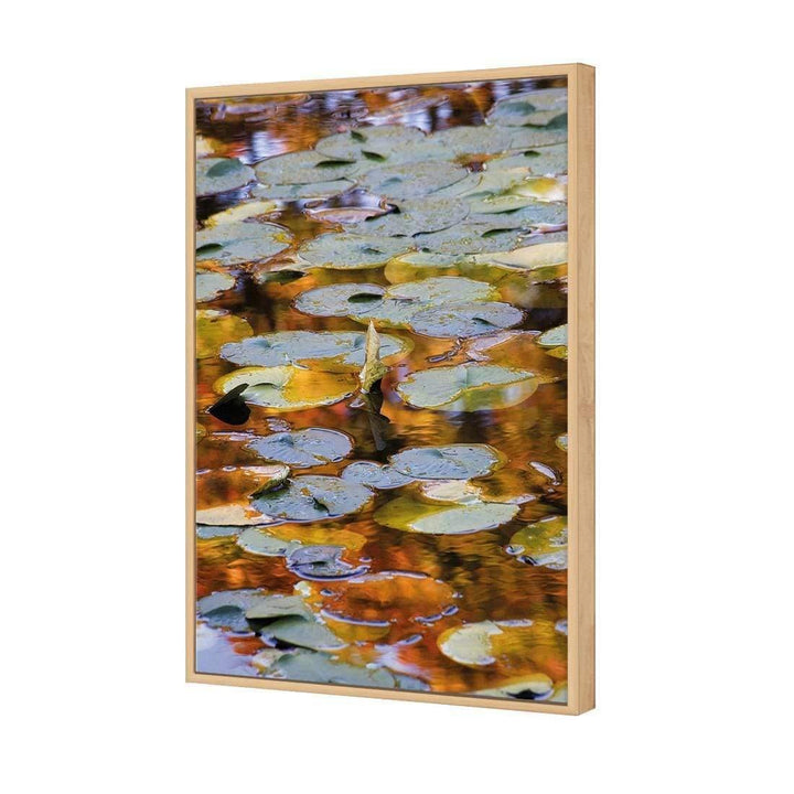 Autumn Lilypads (Portrait) Wall Art