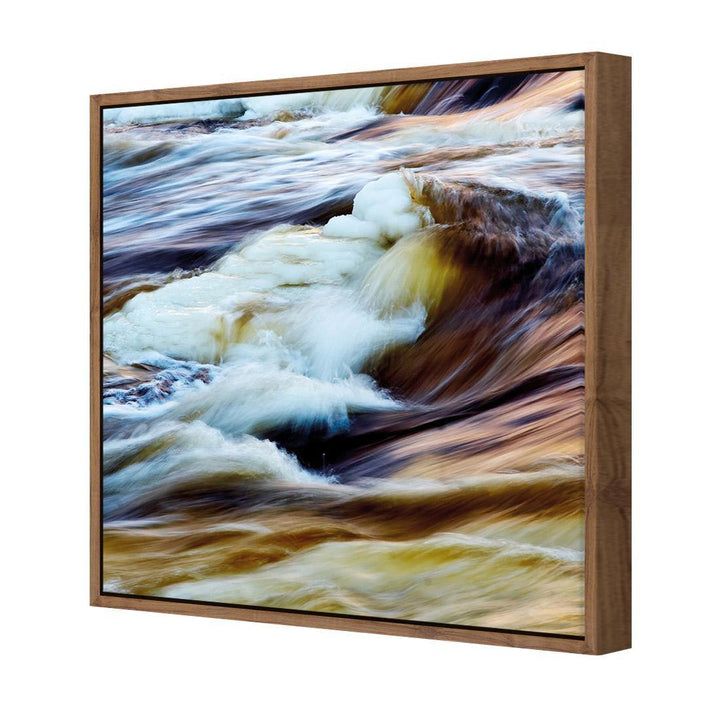 White Water Flow (Square) Wall Art