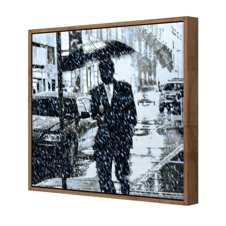 Suited to Snow (Square) Wall Art