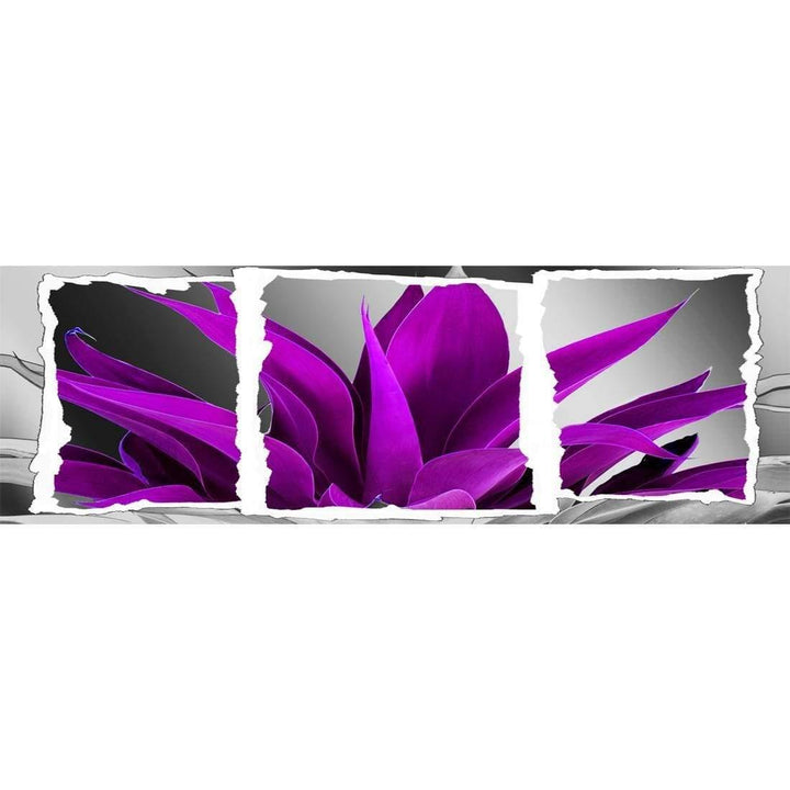 Plant in Window, Purple (Long) Wall Art