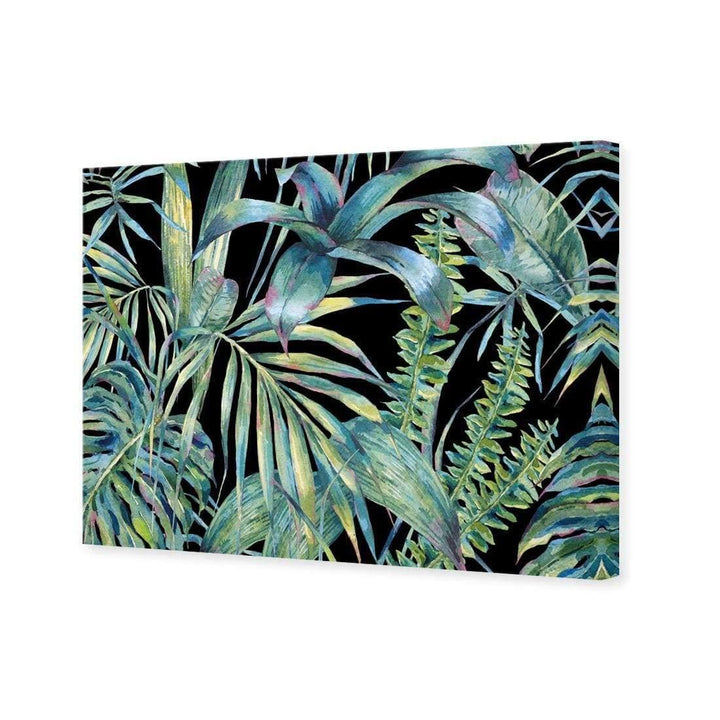 Tropical Collective on Black (Landscape) Wall Art