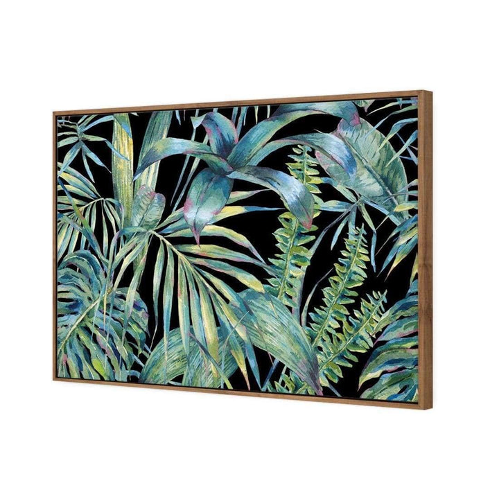 Tropical Collective on Black (Landscape) Wall Art