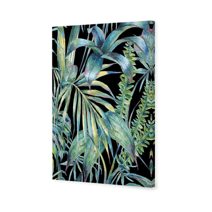 Tropical Collective on Black (Portrait) Wall Art