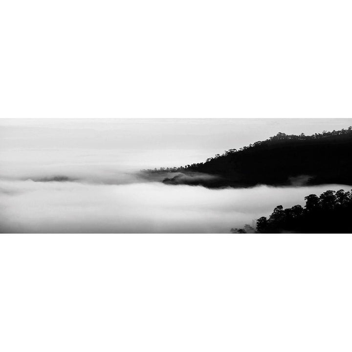 Monochrome Mist, Black and White (Long) Wall Art