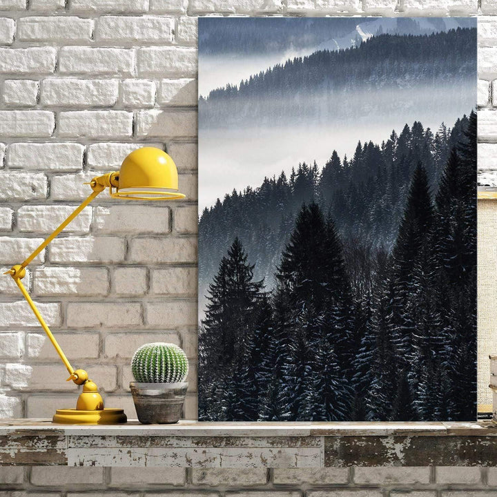 Alpine Conifer Mist (Portrait) Wall Art