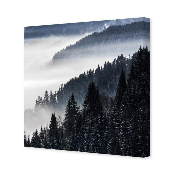 Alpine Conifer Mist (Square) Wall Art