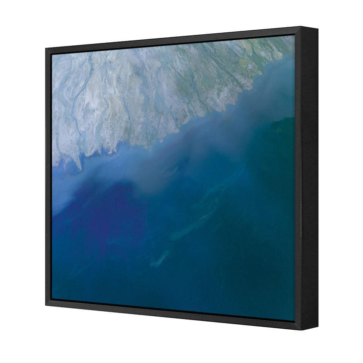 Environmentally Challenging, Blue (Square) Wall Art