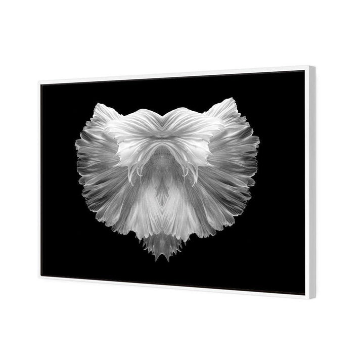 Fan Tails, Black and White (Landscape) Wall Art