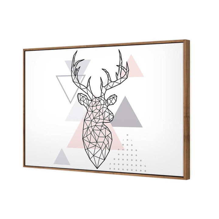 Geometric Deer (Landscape) Wall Art