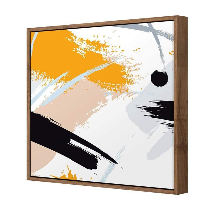 Black Gold Contrast (Square) Wall Art