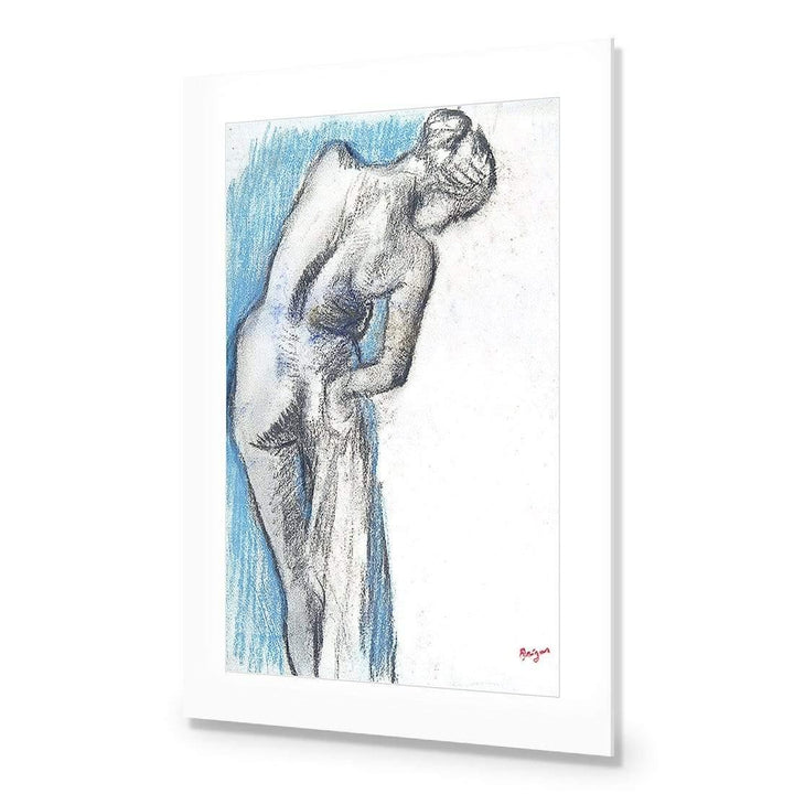 Bathing Nude Blue By Edgar Degas Wall Art