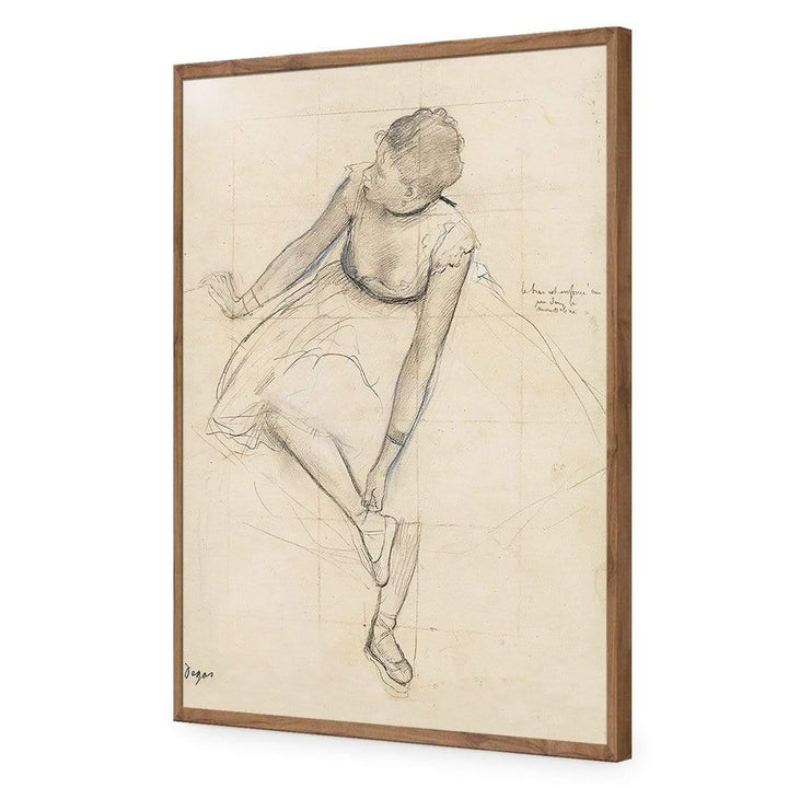 Dancer Adjusting Slipper By Edgar Degas Wall Art
