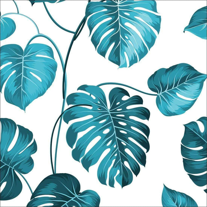 Monstera Collage 1 (Square) Wall Art