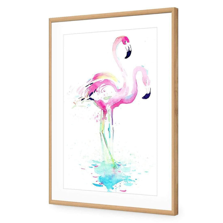 Flirty Flamingos Wall Art