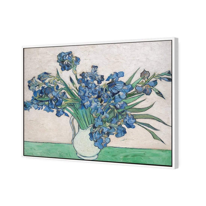Irises in Vase By Van Gogh Wall Art