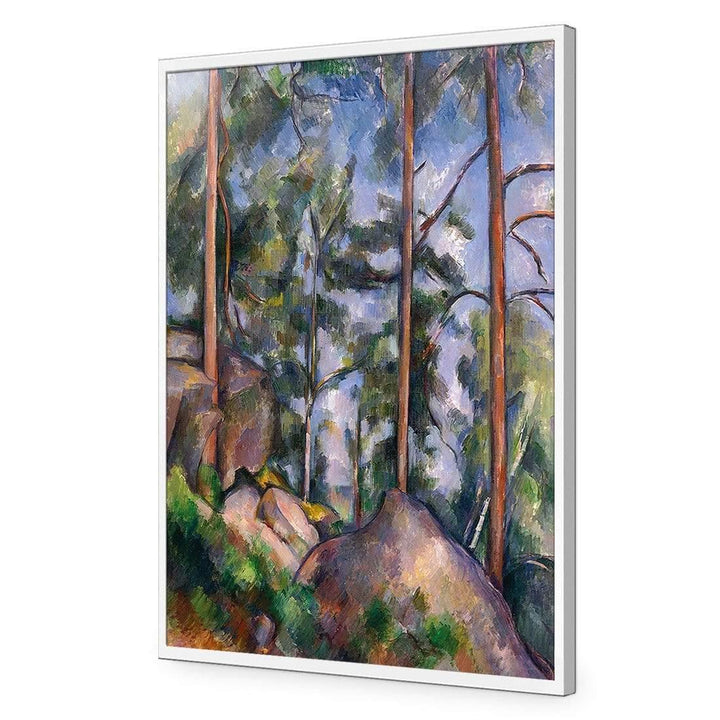 Pines and Rocks By Cezanne Wall Art