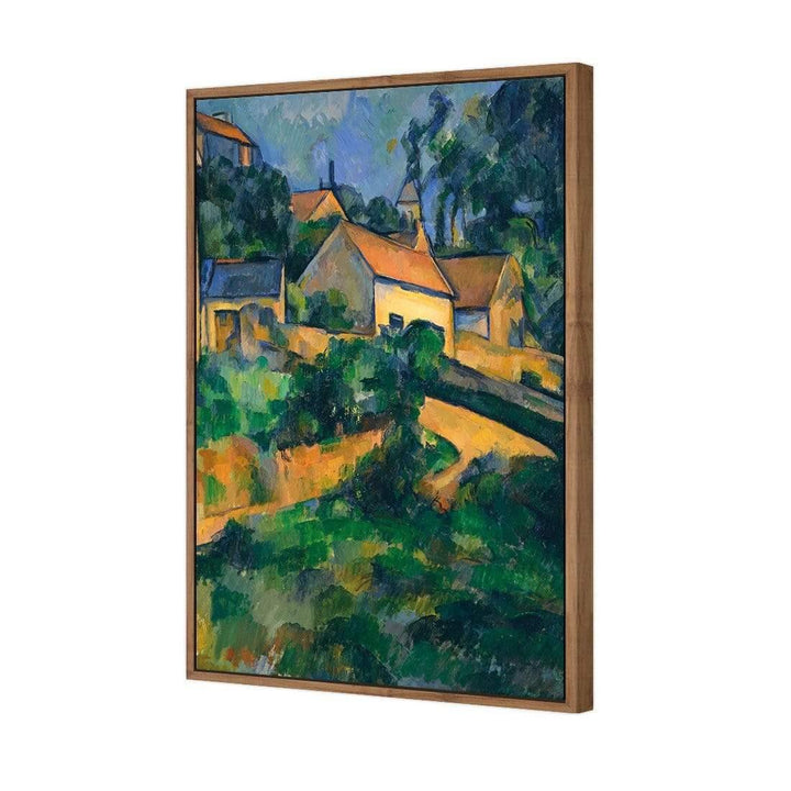 Turning Road at Montgeroult By Cezanne Wall Art