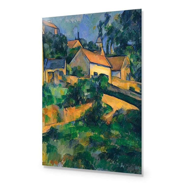 Turning Road at Montgeroult By Cezanne Wall Art