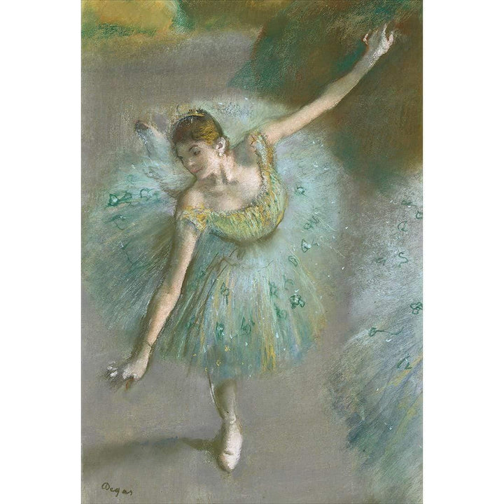Dancer in Green By Edgar Degas Wall Art